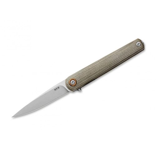 MKM Flame Light Drop Point Micarta Green