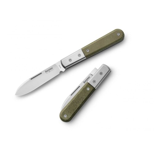 LionSteel Roundhead Barlow - Canvas Micarta Green