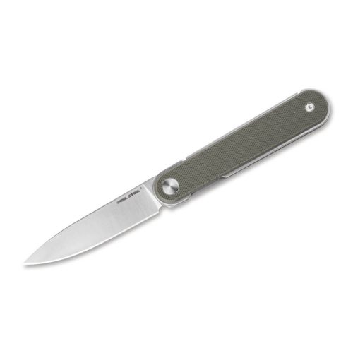 Real Steel Iris Front Flipper G10 OD Green