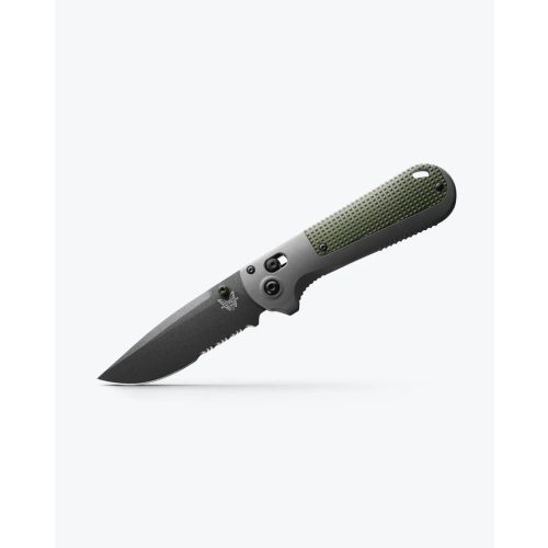 Benchmade 430SBK Redoubt - Overland Grey/Forest Green