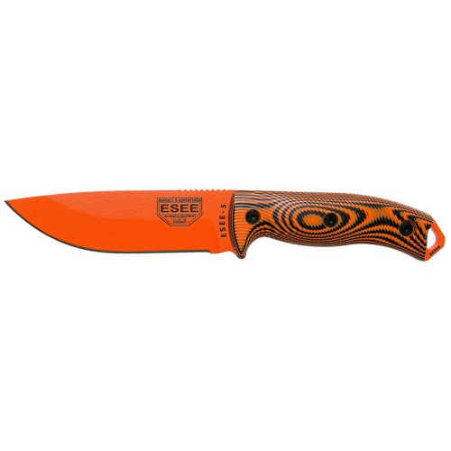 ESEE Model 5 - 3D Handle - Orange - Orange/Black