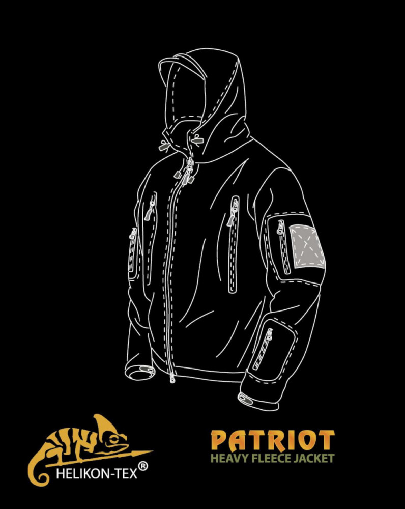 HEAVY FLEECE JACKET - PATRIOT - Helikon Tex® - NAVY BLUE