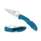 Spyderco Delica 4 Flat Ground Blue FRN