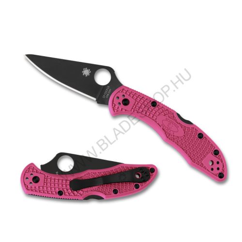 Spyderco Delica 4 FRN Pink - Black Blade - S30V