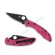 Spyderco Delica 4 FRN Pink - Black Blade - S30V