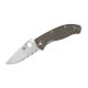 Spyderco Tenacious Brown CPM M4 CombinationEdge