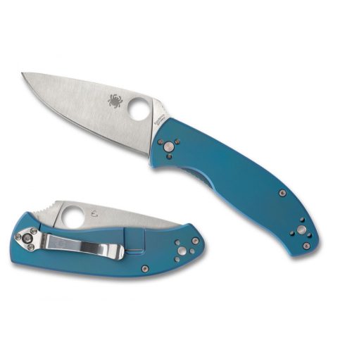 Spyderco Tenacious RIL Blue Titanium