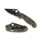 Spyderco Para 3 Digital Camo Black Blade