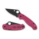 Spyderco Para 3 Lightweight Pink Black Blade