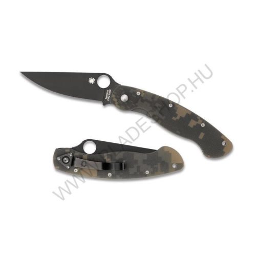 Spyderco Military Camo/Black Blade