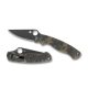 Spyderco Para Military 2 Camo G-10 Black Blade