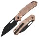 CJRB Wharncliffe Pyrite - Copper/Black Blade