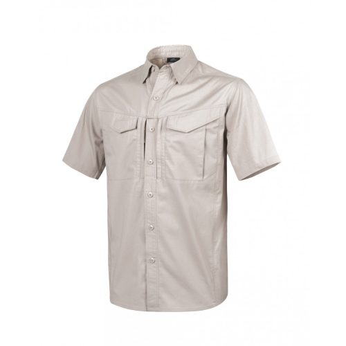 Helikon-Tex Defender Mk2 rövid ujjú ing - PolyCotton Ripstop - Khaki (XS)