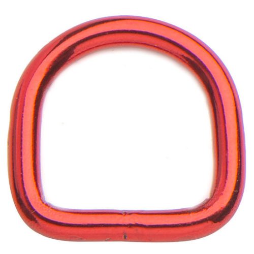 Paracord D-ring Red 20 x 4 mm