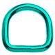 Paracord D-ring Turquoise 20 x 4 mm