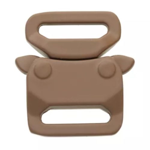 Paracord Fém Csat 15 mm-es Safe Lock - Brown